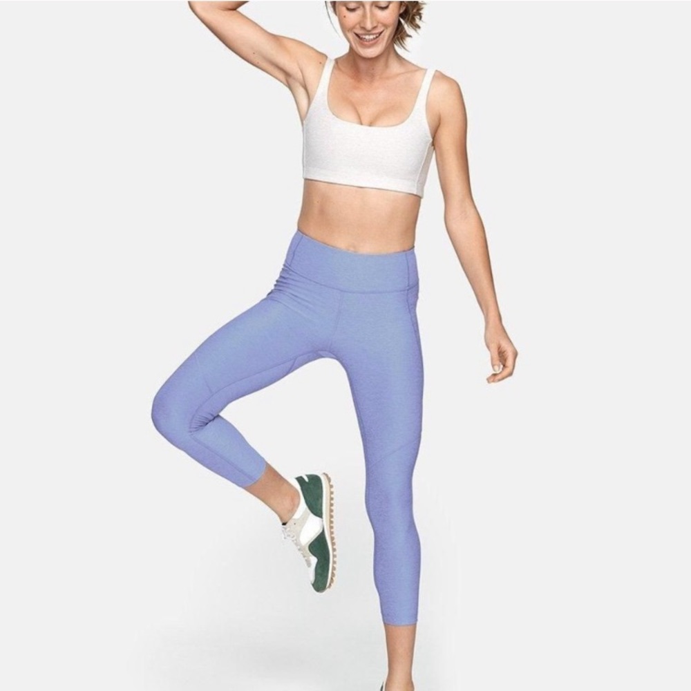 Outdoor Voices Warmup Leggings Lilac 3/4 Length